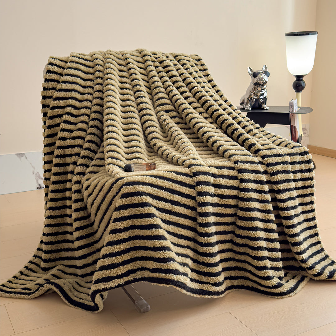 Dekorative gestreifte Decke