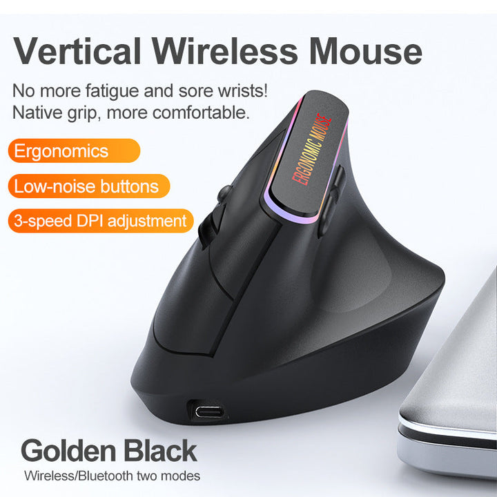 Ergonomische wiederaufladbare drahtlose Maus Karnz