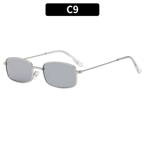 Vintage-inspirierte rechteckige Sonnenbrille