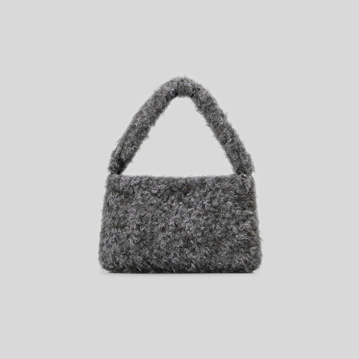 Plüsch-texturierte Handtasche