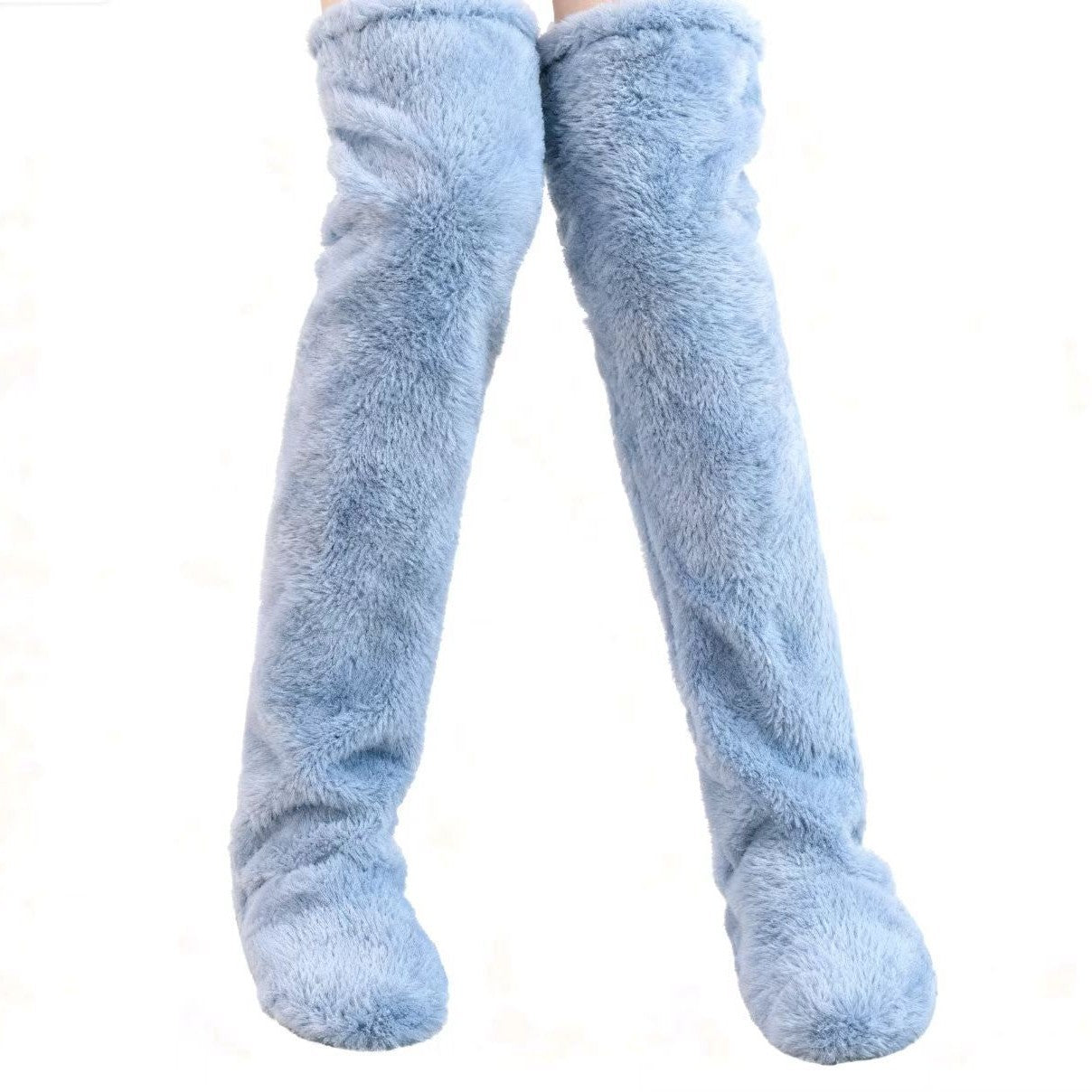 Damen Kuschelige Beinwärmer aus hochwertigem Fleece Karnz
