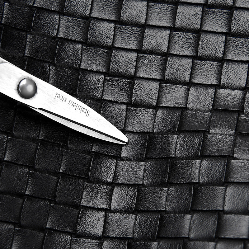 Woven Leather Weekend Duffle Karnz