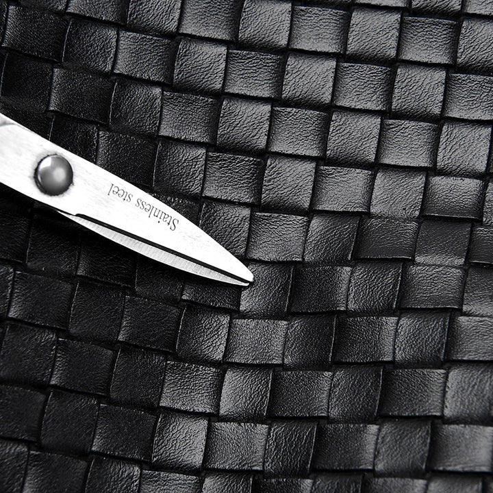 Woven Leather Weekend Duffle Karnz
