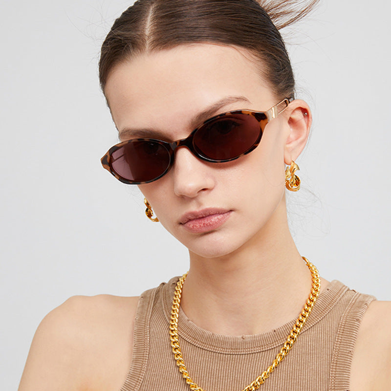 Damen modische Sonnenbrille im eleganten Schildkrötenmuster Karnz