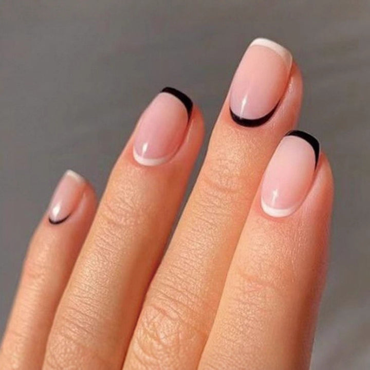 Chic Französische Tip Nagelverstärkungen Karnz