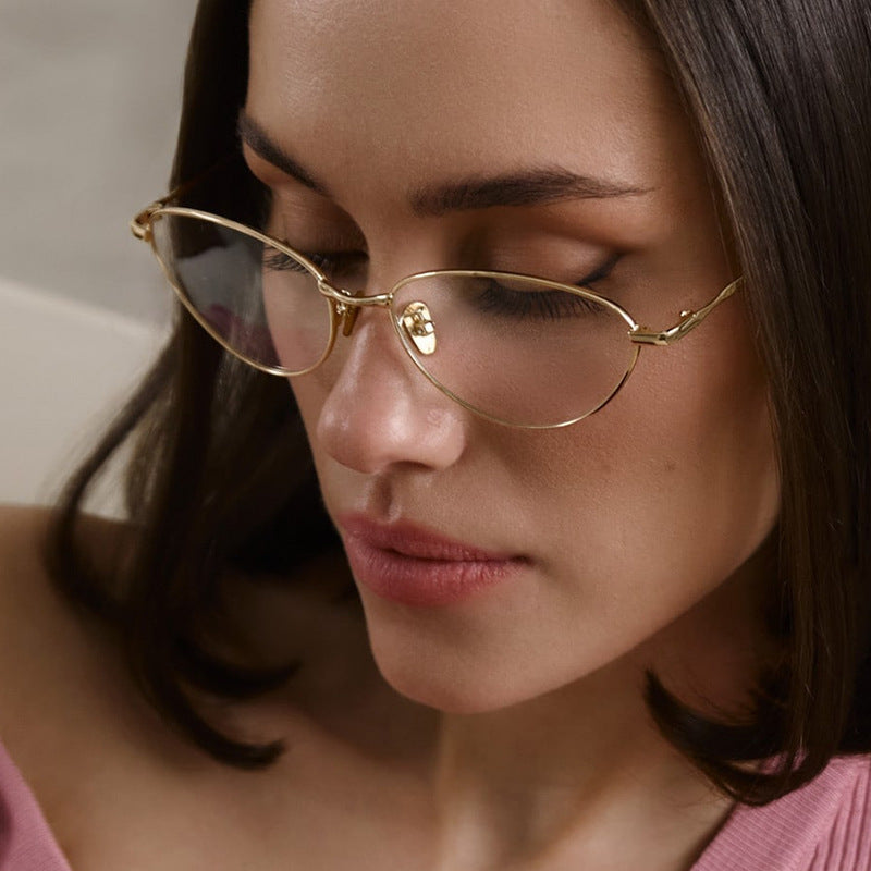 Damen modische Sonnenbrille im eleganten Ovaldesign Karnz