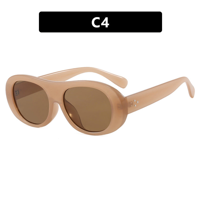 Damen modische Oversized-Sonnenbrille mit elegantem Schildkrötenmuster Karnz