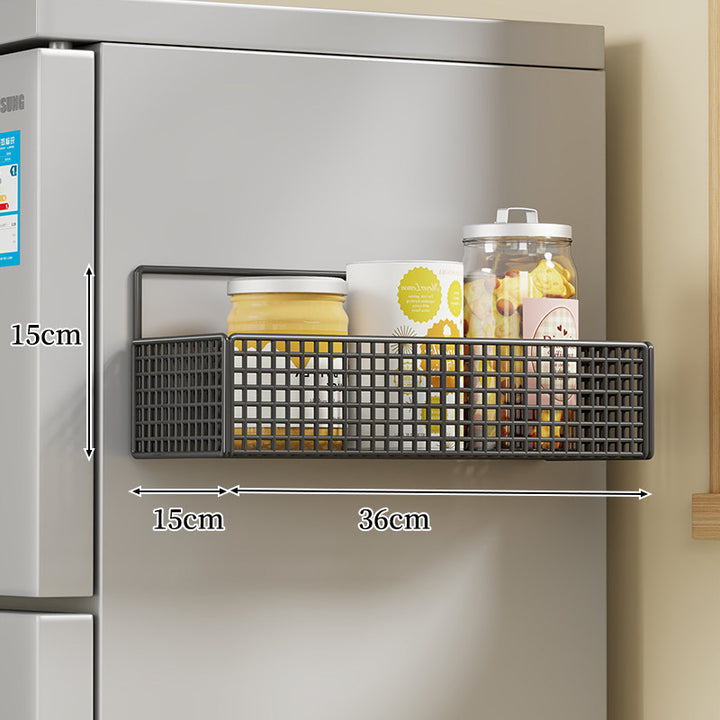 Über-Kühlschrank Doppel-Schicht Magnetische Drahtgeflecht Vorratsorganizer