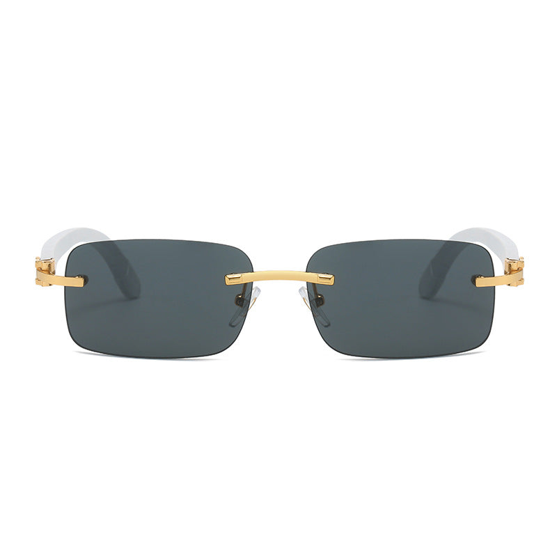 Damen rechteckige Designer-Sonnenbrille Karnz
