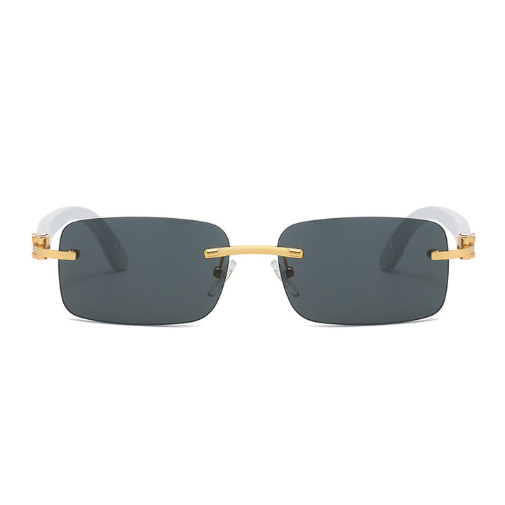 Damen rechteckige Designer-Sonnenbrille Karnz