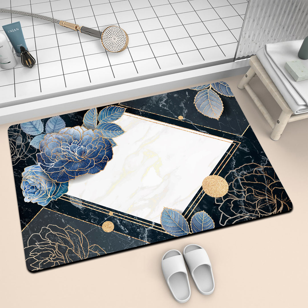 Künstlerische Mosaik-Badmatte Karnz