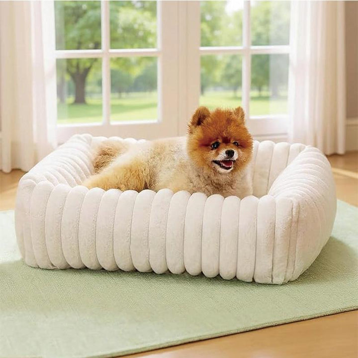Gemütliches Plüsch-Hundebett