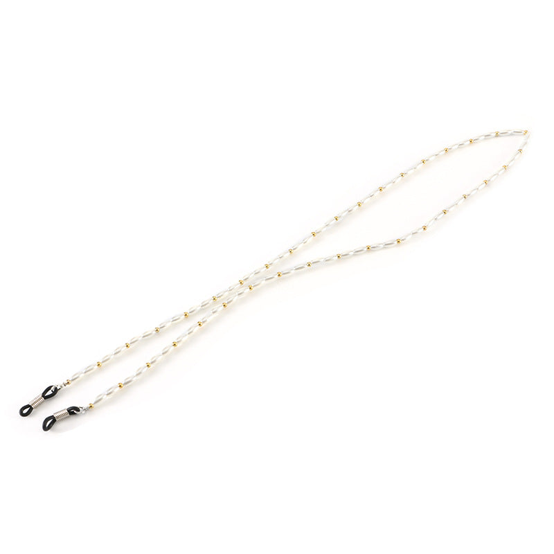 Stylische Perlenbrille Kette Karnz
