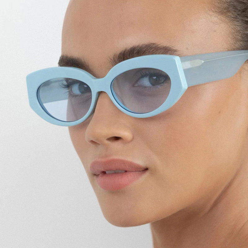 Damen Cat-Eye Sonnenbrille im stilvollen Kunststoffdesign Karnz