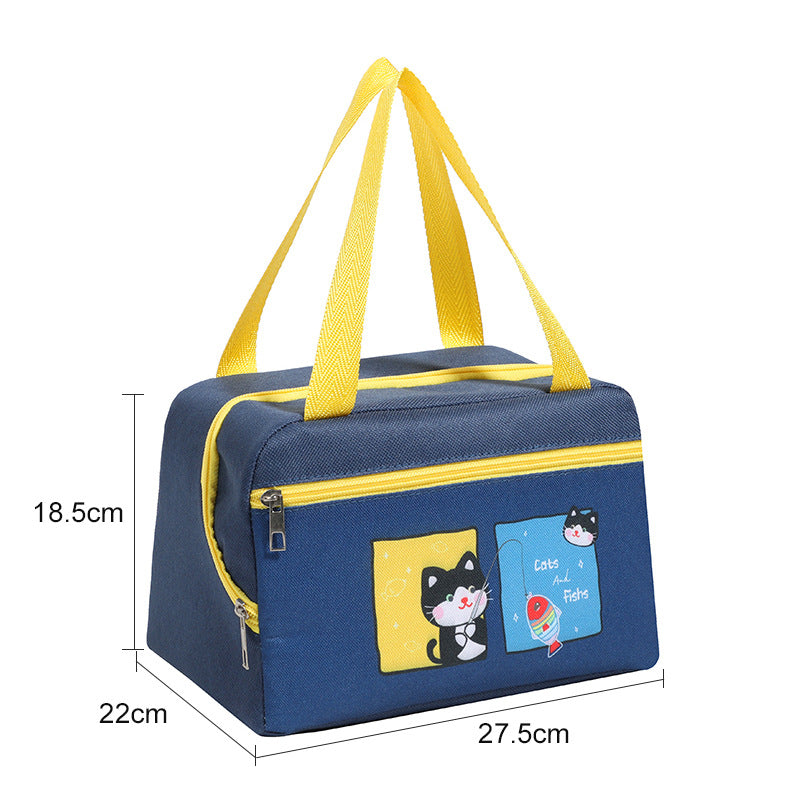 Niedliche cartoonisolierte Lunch-Tasche