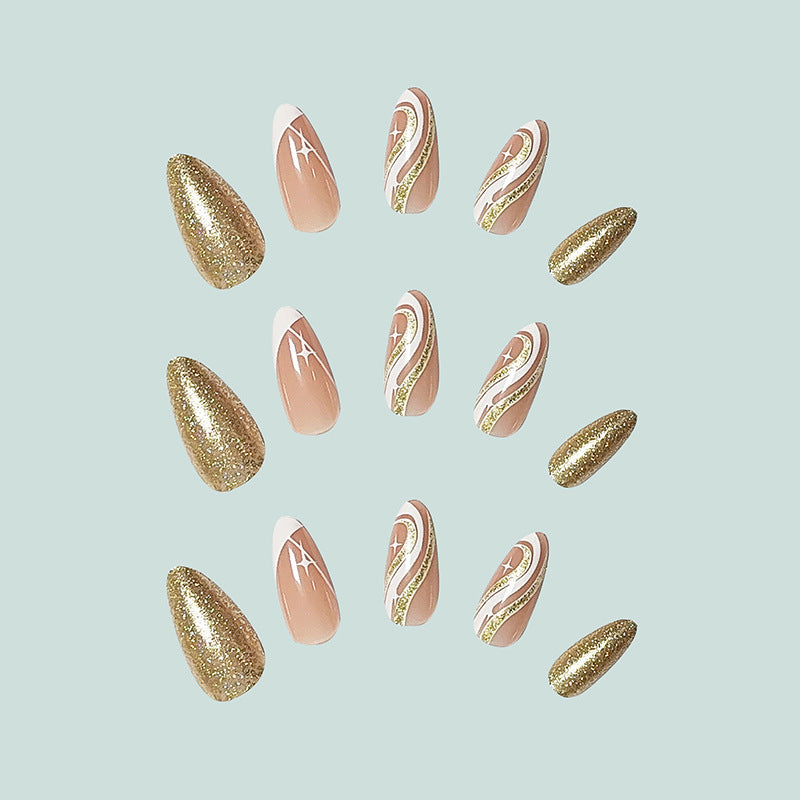 Elegante und kreative Stiletto Kunstnägel Karnz