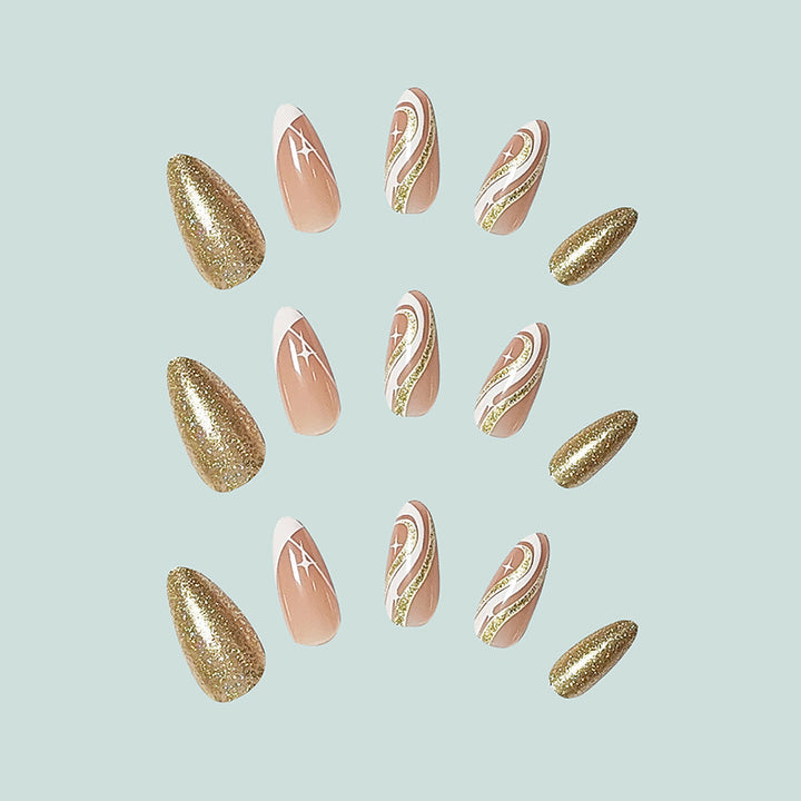 Elegante und kreative Stiletto Kunstnägel Karnz