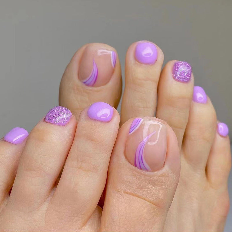 Kreative Fußnagelkunst Karnz