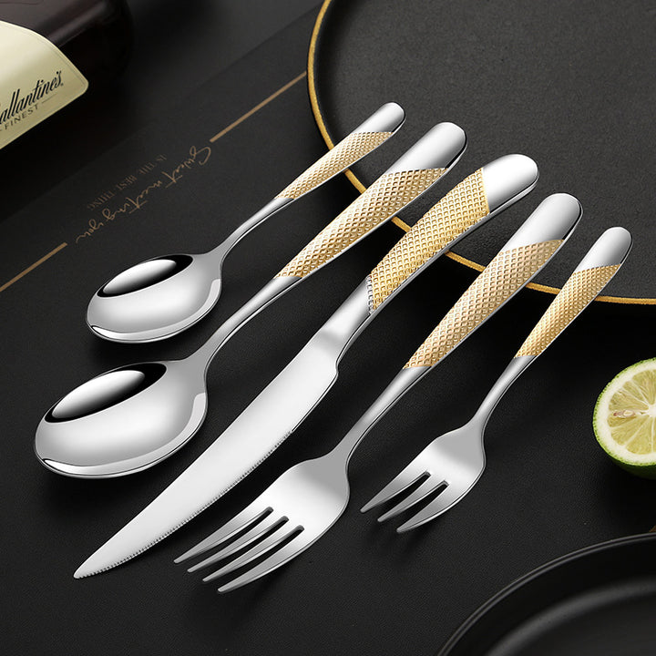 Feines und Elegantes Tafelmesser mit Rutschfestem Griff Karnz