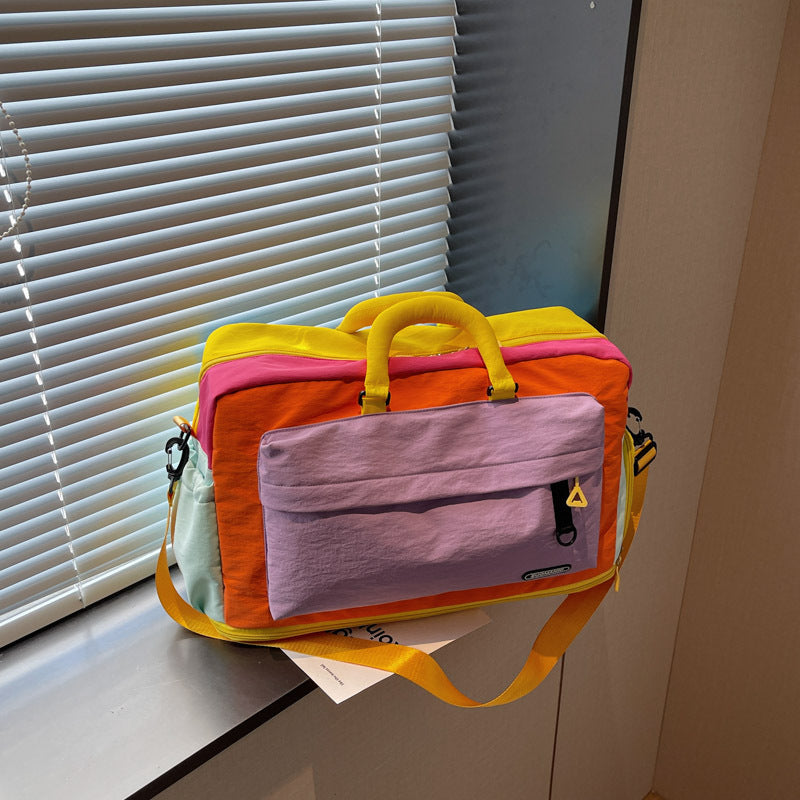 Bunter Mehrfachfach-Reise-Duffelbag