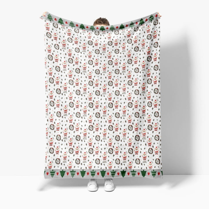 Gemütliche Weihnachtsdecke