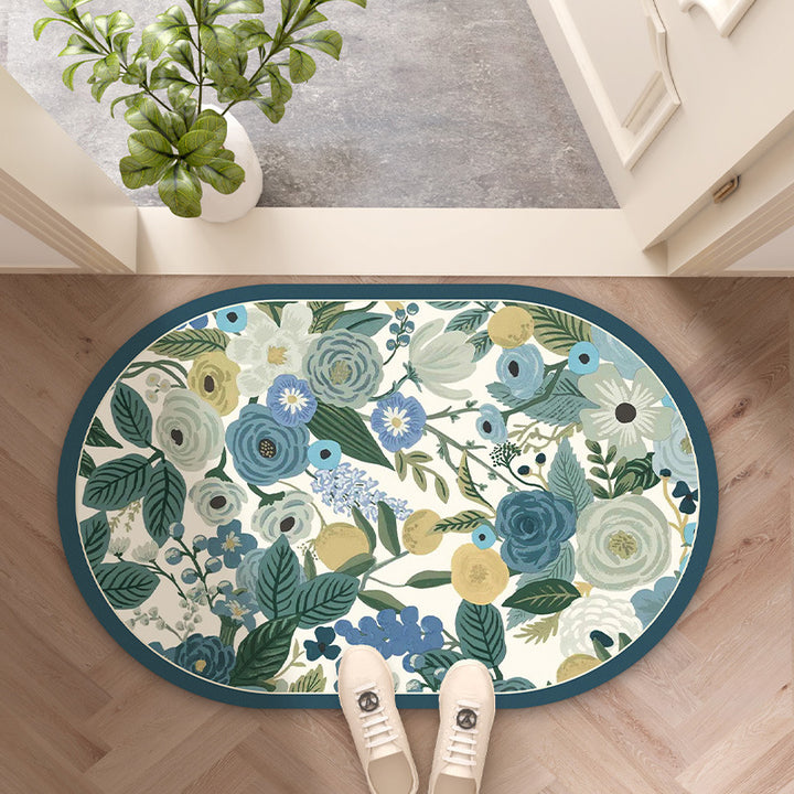 Dekorative Blumen Eingangsmatte