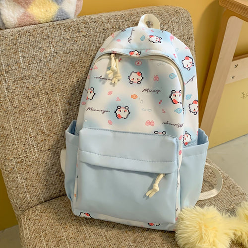 Spaßiger und verspielter Cartoon-Charakter-Rucksack
