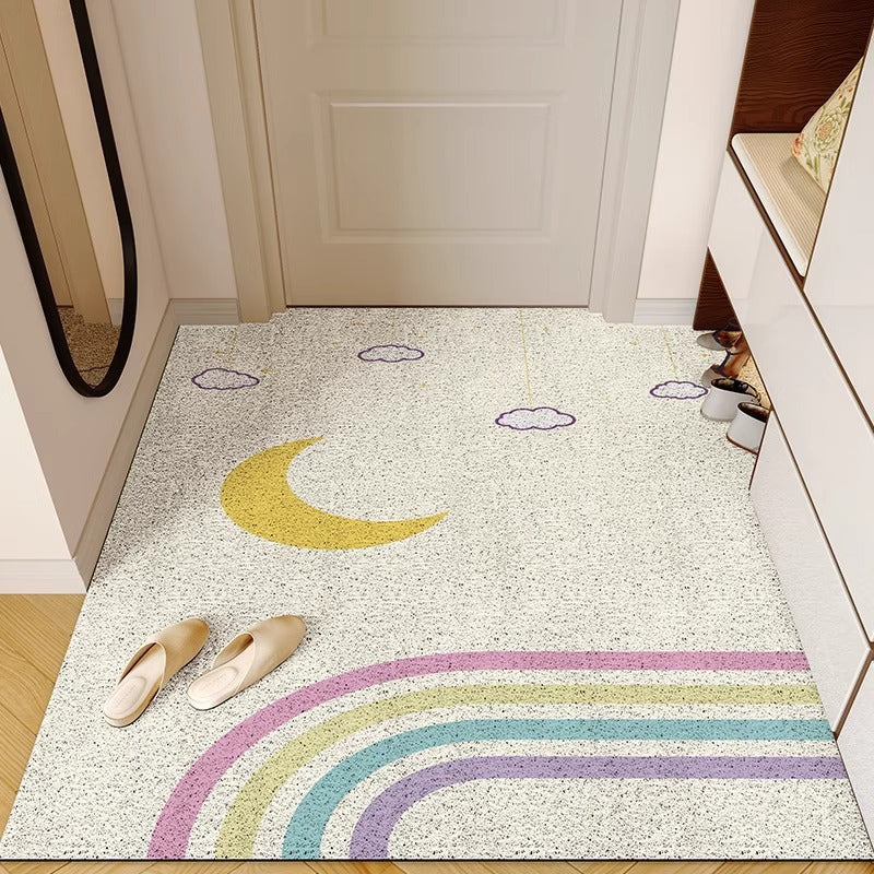 Stylische Terrazzo-Design Eingangsfußmatte Karnz