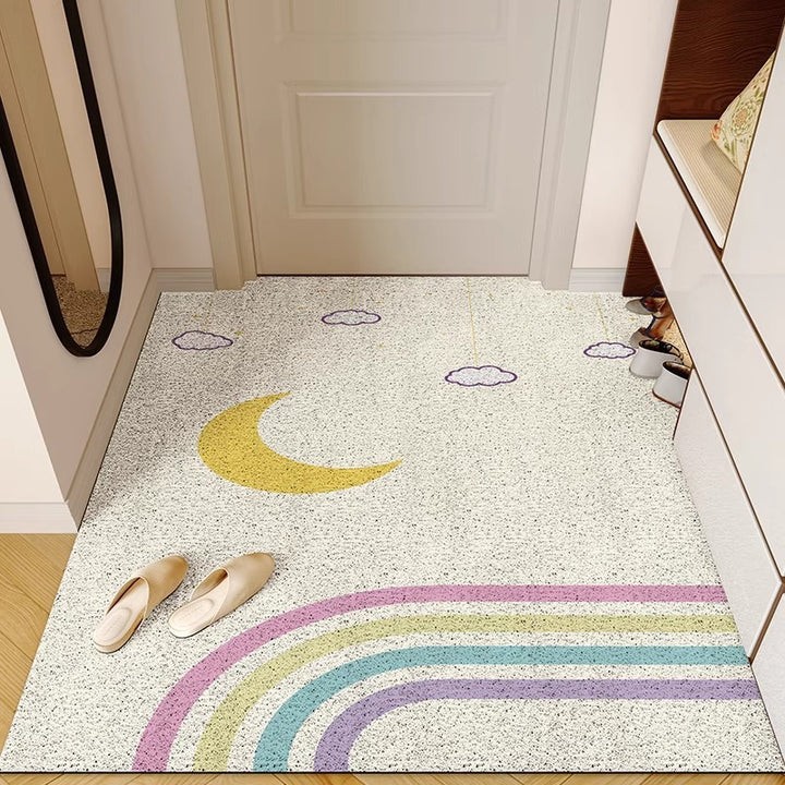 Stylische Terrazzo-Design Eingangsfußmatte Karnz