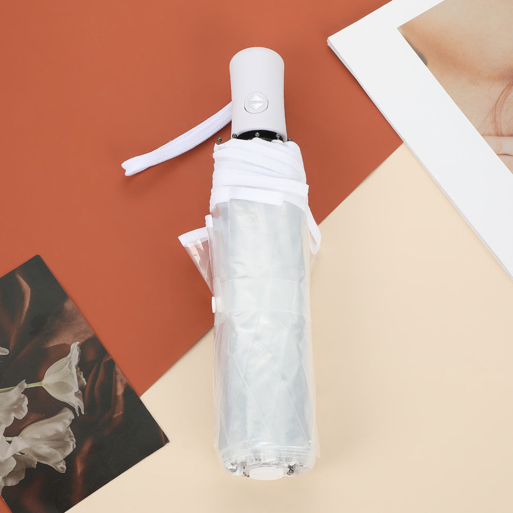 Unisex Automatischer Transparent-Regenschirm Karnz
