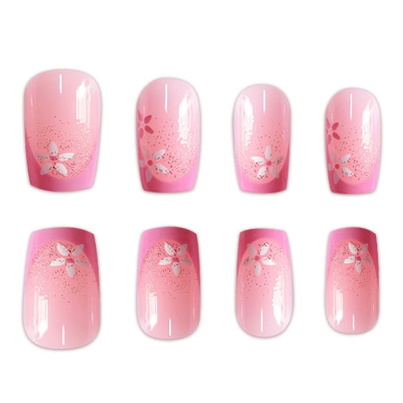 Floral Ombre Nagel Wraps Karnz