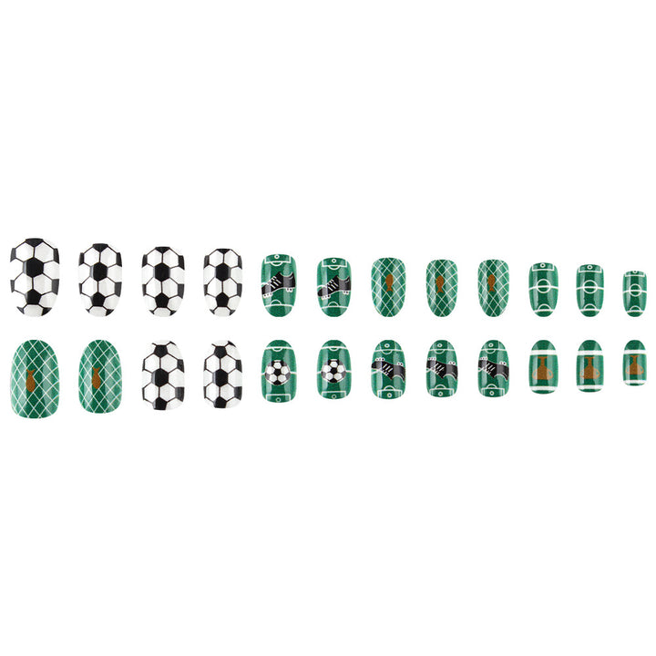 Themen Fußball Nagel Kunst Set Karnz
