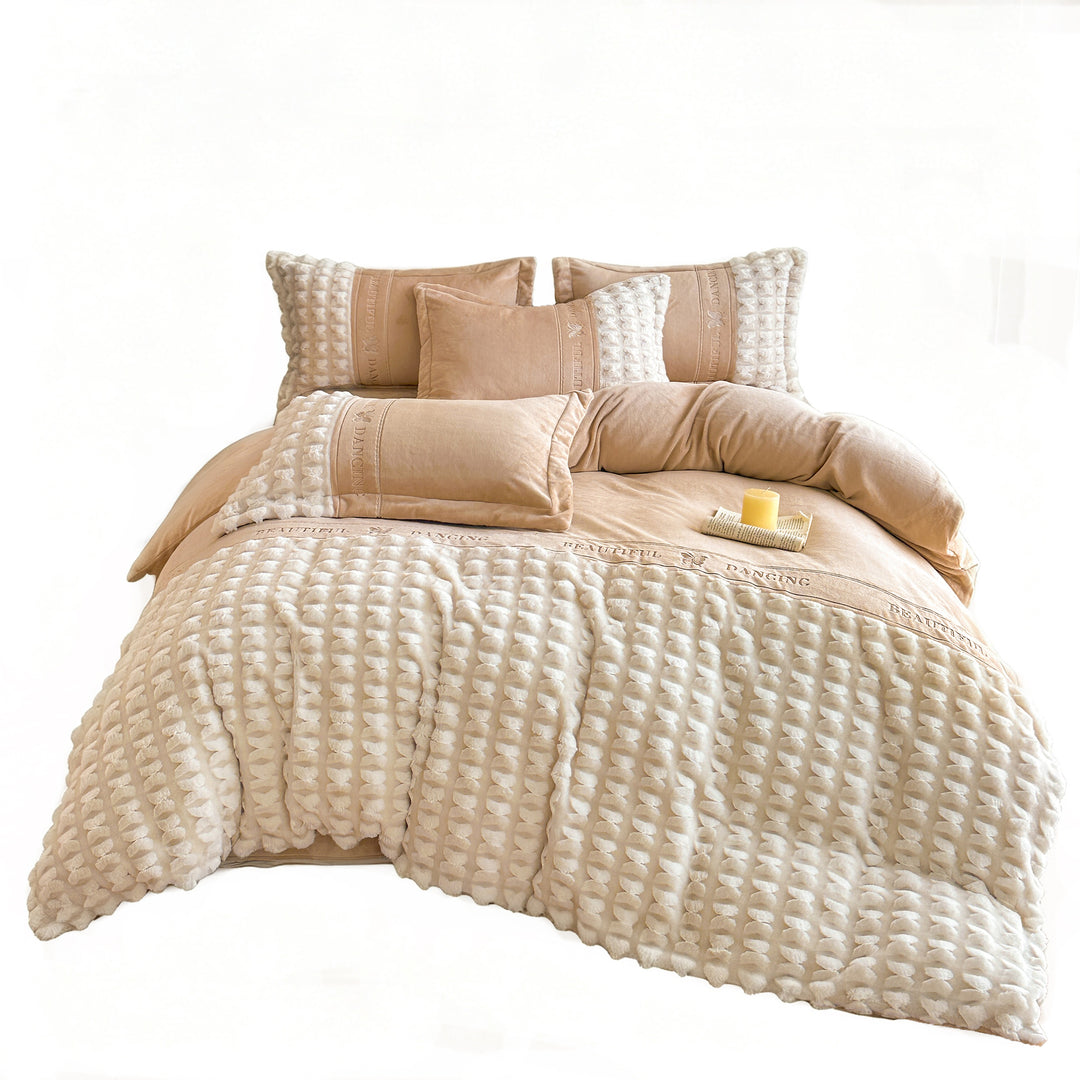Elegantes Samt Bettwäsche Set