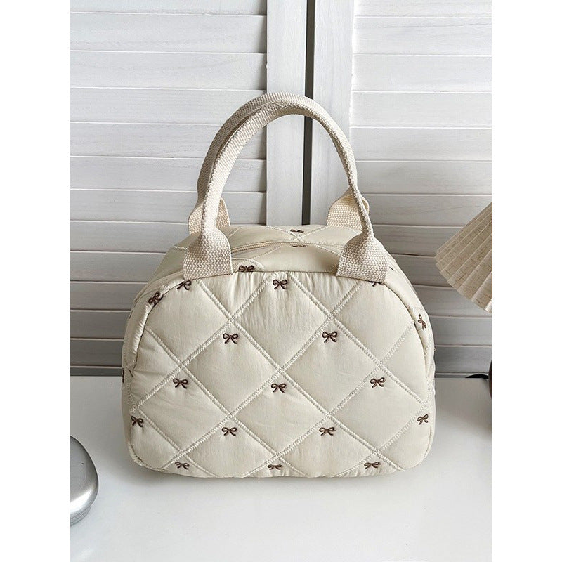 WoQuilted Bogen Detail Handtasche Karnz