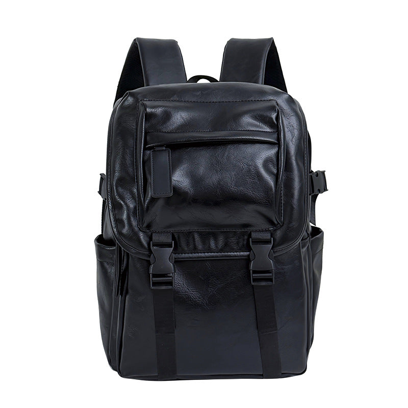 Strukturierter Leder-Rucksack Karnz