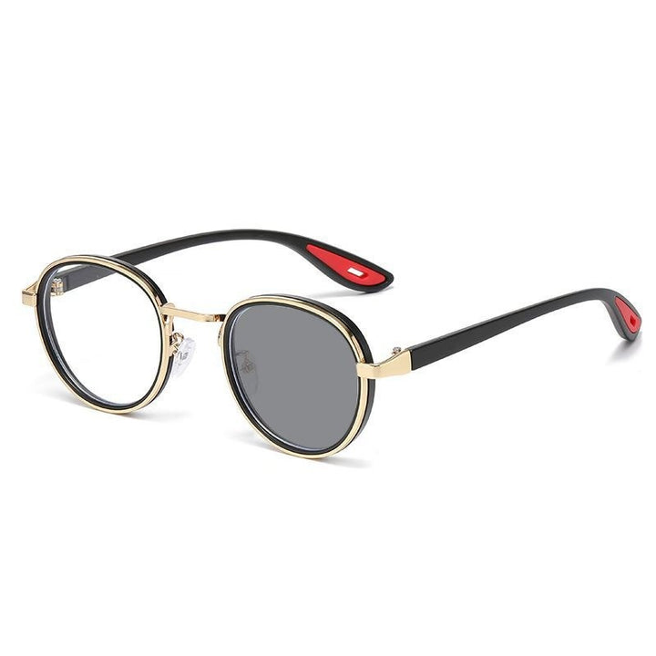 Moderne Runde Rahmen Sonnenbrille Karnz