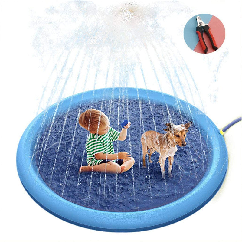 Unisex Plansch- und Sprinkler-Spielmatte Karnz