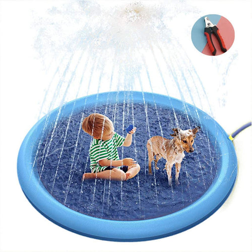 Unisex Plansch- und Sprinkler-Spielmatte Karnz