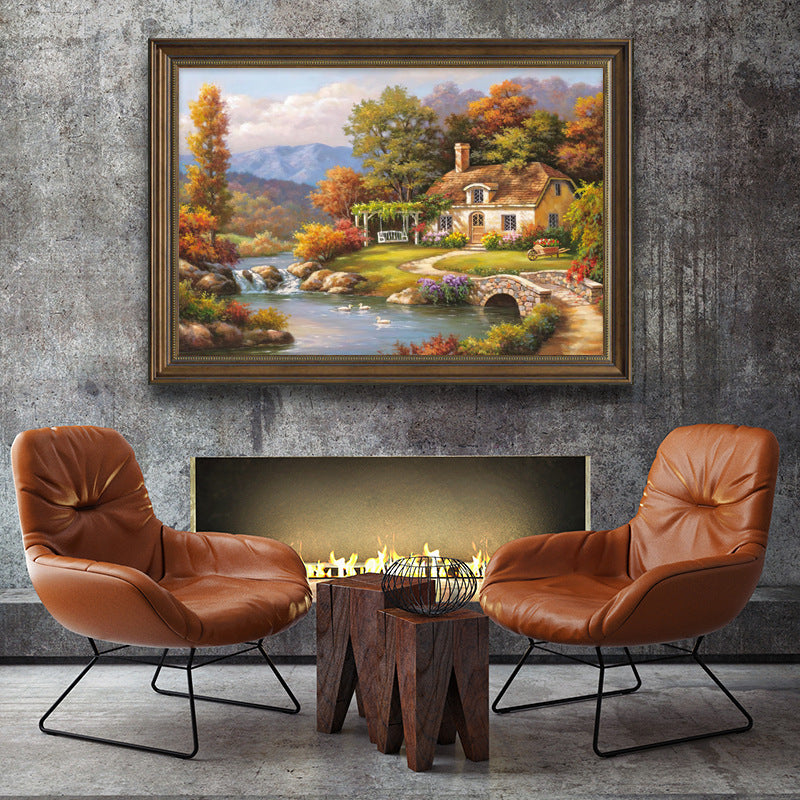 Szenisches Landschaft Kunstwerk