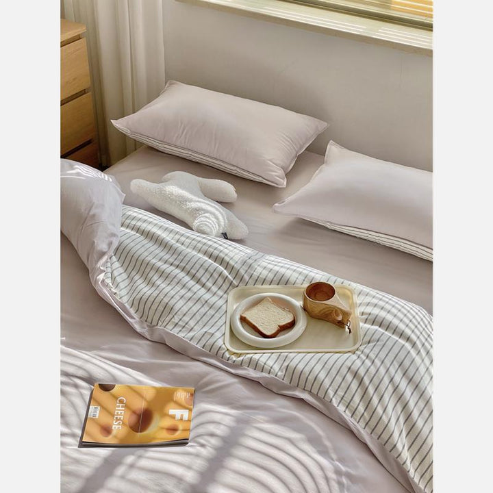 Premium Bettbezug- und Spannlaken-Set