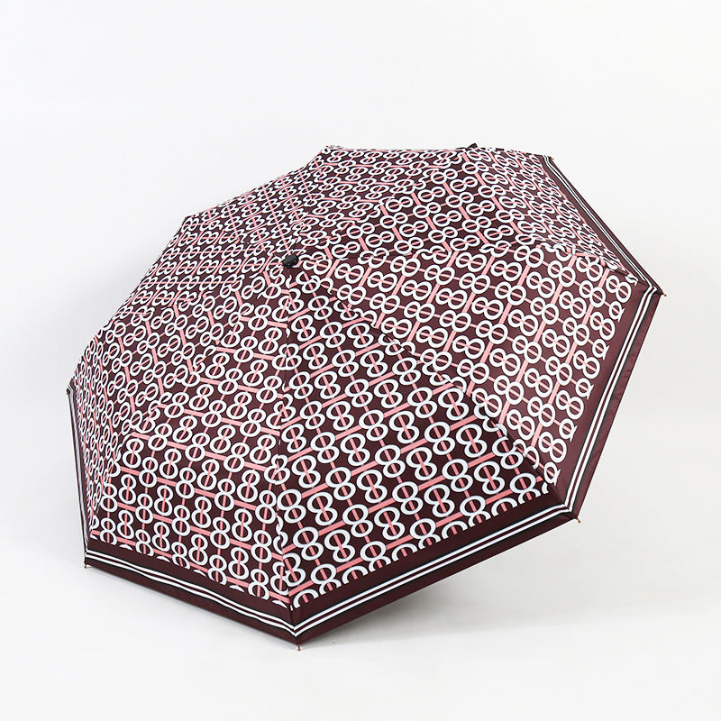 Damen eleganter Regenschirm mit exklusivem Muster Karnz