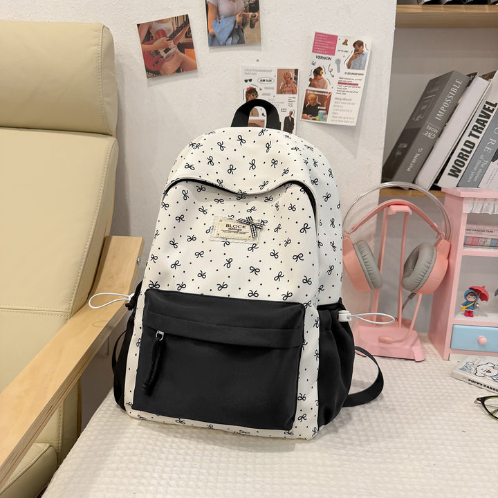 Stylische bedruckte Rucksack mit lustigen Charakterakzenten Karnz