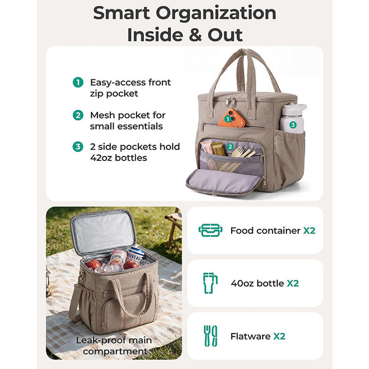 Isolierte Multi-Funktions Lunch Tasche Karnz