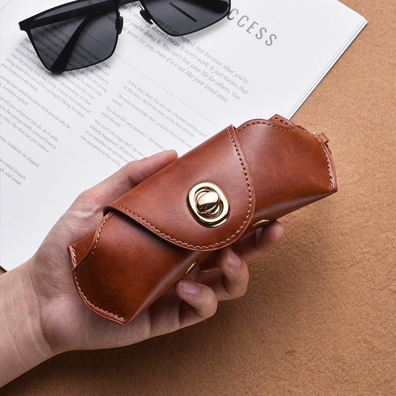 Eleganter Leder Sonnenbrillenetui Karnz