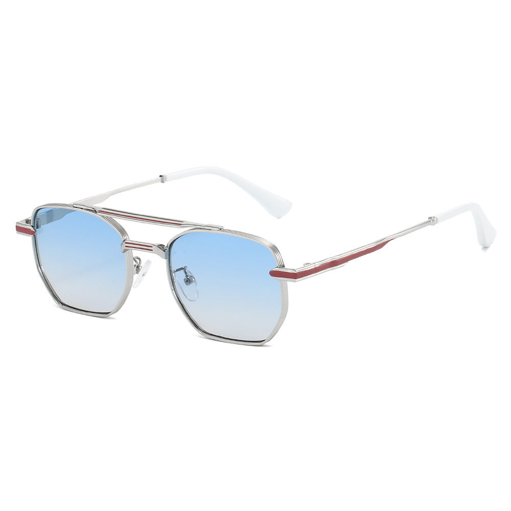 Damen modische Sonnenbrille im eleganten achteckigen Design Karnz