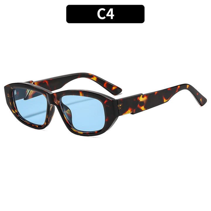 Eckige Retro-Sonnenbrille