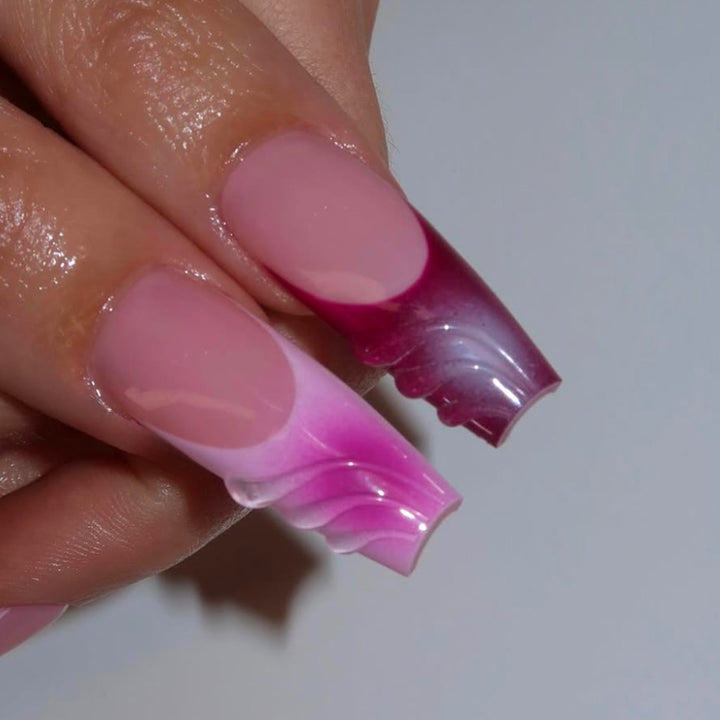 Florale 3D Dekorative Druck-Nagelerweiterungen Karnz