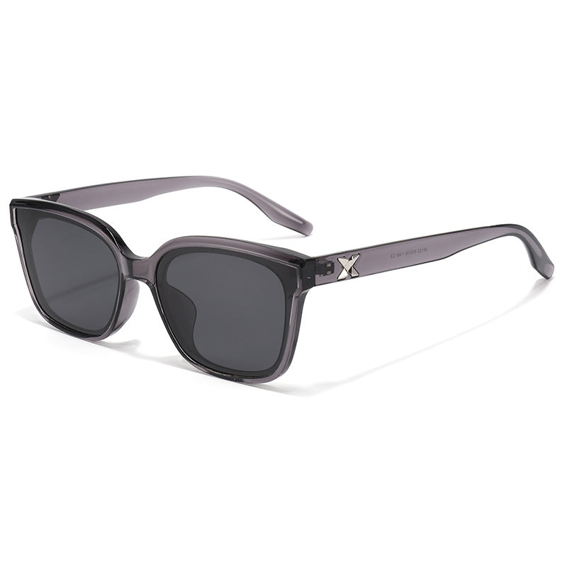 Damen modische Sonnenbrille im quadratischen Design mit hochwertigem UV-Schutz Karnz