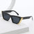 Damen modische Sonnenbrille mit eckigem Rahmen und luxuriösem Innenfutter Karnz