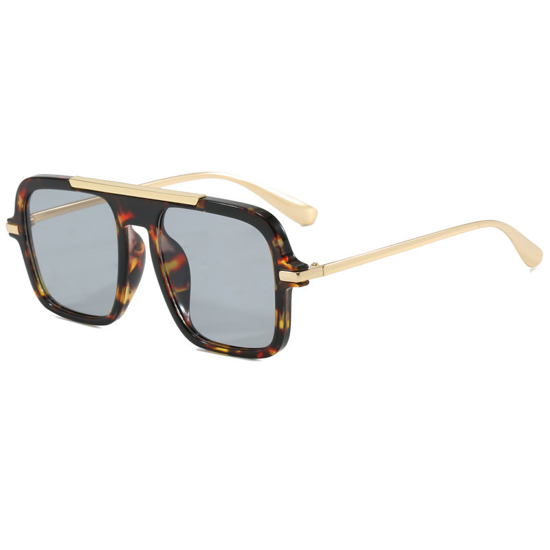 Damen modische Sonnenbrille mit angesagtem quadratischem Rahmen Karnz